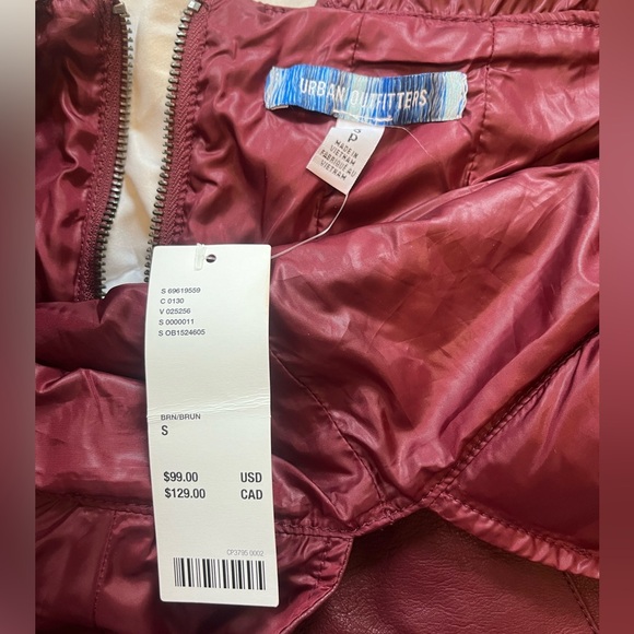 Urban Outfitters Limelight Faux Leather Mini Shift Dress - Picture 5 of 10